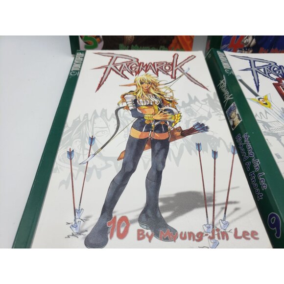 Ragnarok Manga Volumes 4 5 9 and 10 Set By Myung-Jin Lee Tokyopop - Picture 4 of 5
